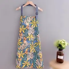 花柄エプロン・無地・フローラル914