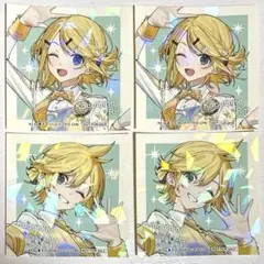 プロセカ 感謝祭 特典 ステッカー 鏡音レン 鏡音リン 4枚
