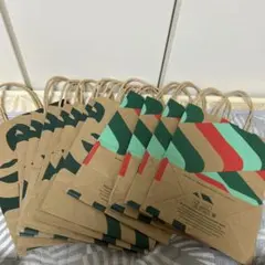 スターバックス 紙袋 12枚セット クリスマス＆ノーマルのサムネイル