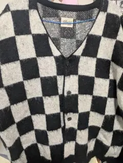 （Mサイズ）チェック柄カーディガン