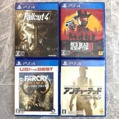 PS4 ソフト 4本セット まとめ売り - メルカリ