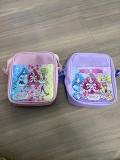 ヒーリングっどプリキュアのショルダーバッグ2個セット