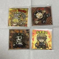 鬼滅の刃 ビックリマンチョコシール 我妻善逸 スーパーゼウス 村田 獪岳