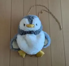 ペンギン型2WAYポシェット&リュック　グレー