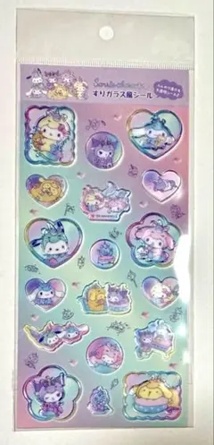 【24時間以内発送】 サンリオ すりガラス風 シール ユニコーン(119)