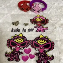 ヒスミニ ステッカー&ヘアゴムセット