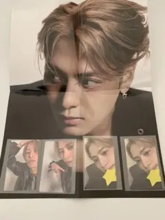 GOT7ジャクソン WINTER HEPTAGON トレカとポスター