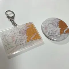 呪術廻戦　mappa　虎杖悠仁　缶バッジ　アクリルキーホルダー