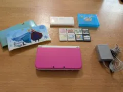 ピンク New 3DS LL 本体、ゲーム多数付属