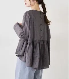 ピュアルセシン PUAL CE CIN 多色花プリントブラウスのサムネイル