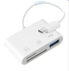 sdカードリーダー タイプc 3in1 USB/SD/TF 高速伝送 双方向転送