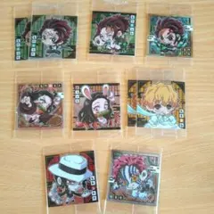 鬼滅の刃 ウエハースシール 炭治郎 善逸 禰豆子 猗窩座 無惨 8種10枚セット