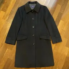 NEWYORKER ロングコート 黒 アンゴラ 羊毛