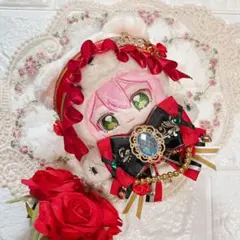 【32】ぬい服 リボン・ヘッドドレスセット RDのサムネイル
