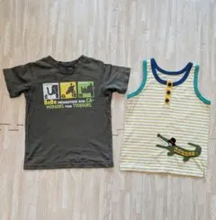 子ども服　１００サイズ　半袖Tシャツ　ノースリーブ　BeBe　kladskapのサムネイル