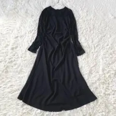 【未使用・タグ付き】 THROW 長袖 ドレス パーティー 結婚式 二次会