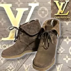 Y*様 LOUIS VUITTON ルイヴィトン　ショートブーツ　スウェード　ブ
