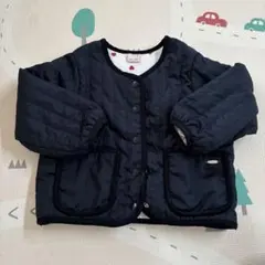 petit main ジャケット 100cm ネイビー　ジャンパー　上着　キルト