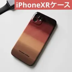 【新品未使用】iPhoneXRケース 珈琲