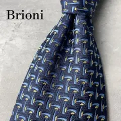 【未使用級】 Brioni ブリオーニ ネクタイ ネイビー グレー 総柄 肉厚 2025年最新】ブリオーニの人気アイテム - メルカリ