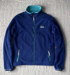 80s 90s USA製 LLBEAN windbloc フリース ジャケット