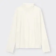林檎様専用 シアーハイネックT M オフホワイト