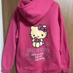 ハローキティ フルジップパーカー ピンク eggコラボ 日焼け ギャル 小悪魔
