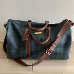 はら様　美品　POLO RALPH LAURENボストンバッグ ブラックウォッチ