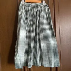チェックスカート ロングスカート