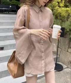 ナイスクラップ マルチWAYロング シアーシャツ 日除け 紫外線対策