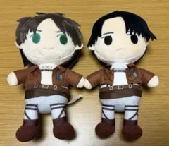 進撃の巨人 ぬいぐるみ ともぬい エルヴィン リヴァイ - メルカリ