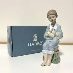 リヤドロ 僕のうさちゃん 置物のサムネイル