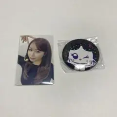 ME:I 笠原桃奈 W会員トレカ 缶バッチ