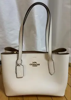 COACH アベニューキャリーオール　 チョーク白　　【新品未使用】