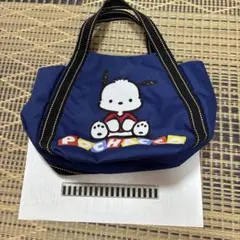 ポチャッコ ミニトートバッグ ネイビー