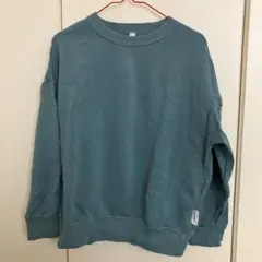 青色 130サイズ 長袖トレーナー