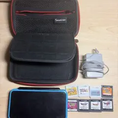 3DSLL カセット　8種　充電器　ケース マイクラダウロード版付き