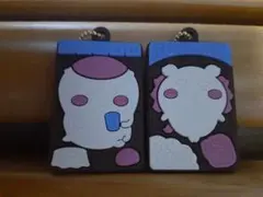 ちいかわキャラパキ ラバーマスコット(くりまんじゅう・シーサー)2個セット