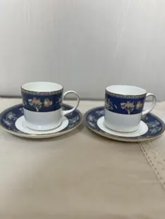 パ*コ様 ウェッジウッド　カップ&ソーサー 花柄