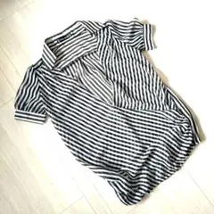 CECIL McBEE ストライプ 半袖　シャツ