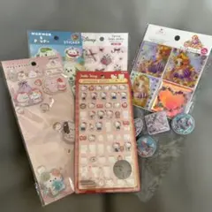 ボンボンドロップシールミニサンリオ　ウォーターシールディズニー