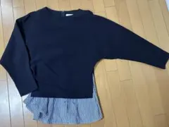ENFOLD トップス　ネイビーサイズ38のサムネイル