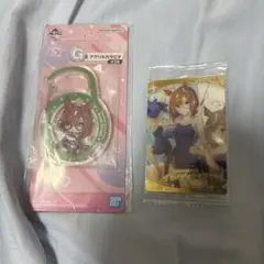 【おまけのカード付き】ウマ娘　一番くじ　E賞　アクリルカラビナ　イクノディクタス