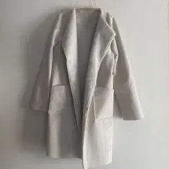 grove リバーシブルコート　アイボリー