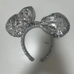 ディズニーカチューシャ ミニーシルバー