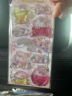 ハローキティ&クロミ ウォーターシール