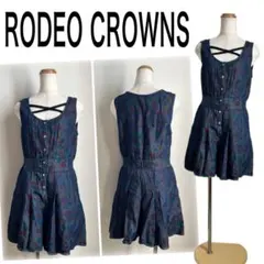 RODEO CROWNS♡デニム　コンビネゾン　花柄