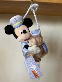 ミッキーマウス ダッフィー プラッシュバッグチャーム