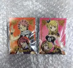 フェアリーテイル　ガチャトク　缶バッジ　ナツ&ルーシィ フェアリーテイル ガチャトク 缶バッジ ナツ&ルーシィ - メルカリ