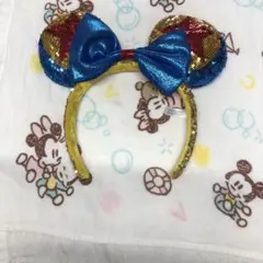 ミニーマウスカチューシャ スパンコール　中古　no.2566